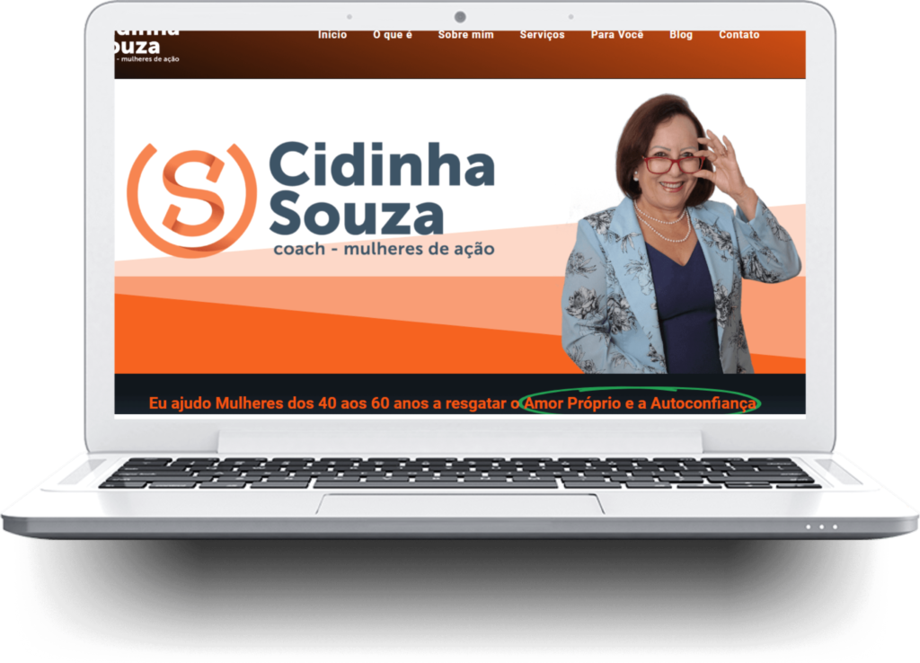 Portfolio Magma Web Marketing Digital Cidinha Souza Coach para mulheres psicoterapias hipnose e pnl